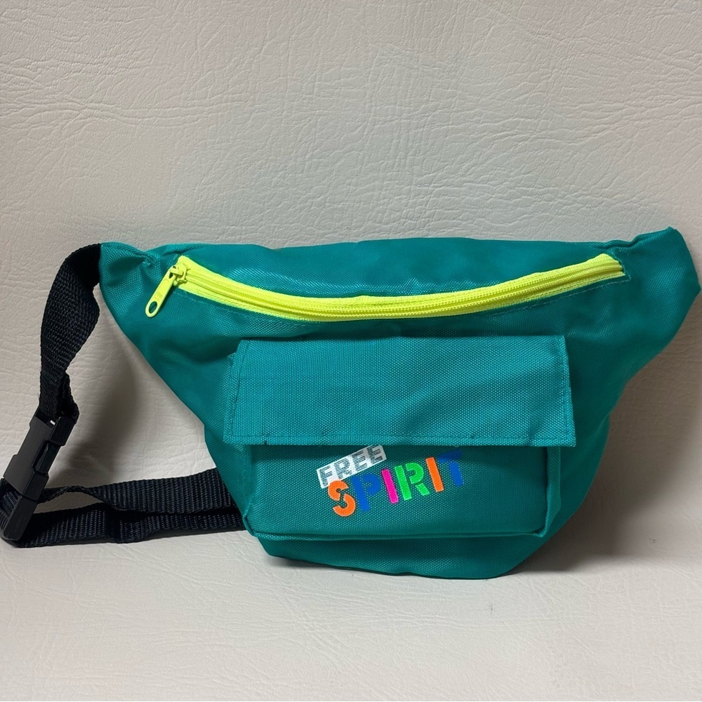 Retro Vintage 80s 90s Free Spirit neon fanny pack